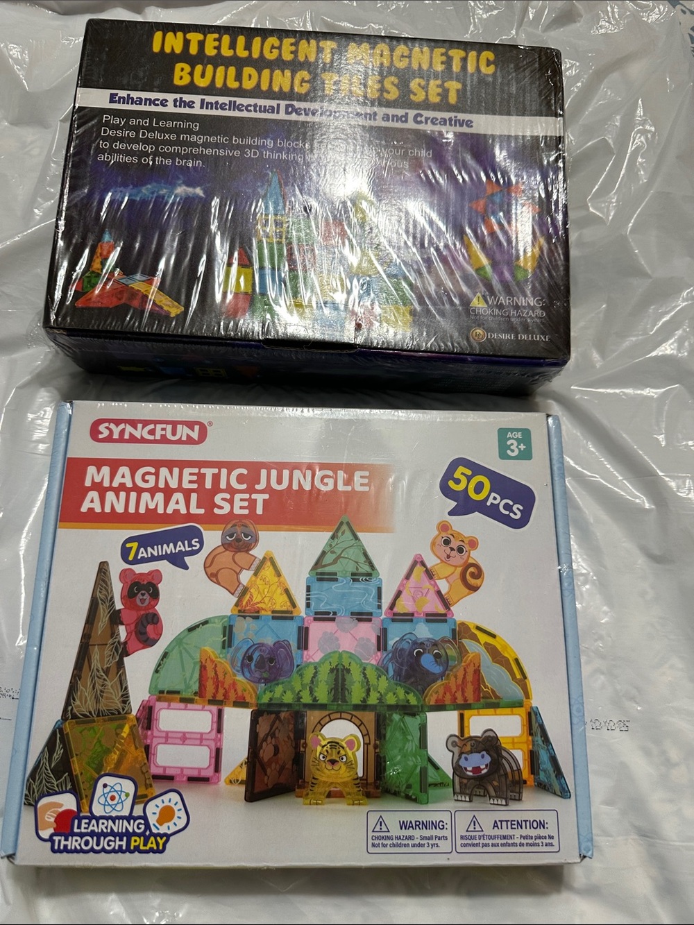 Syncfun Magnetic Jungle Animal Set - 50pcs - Colorful